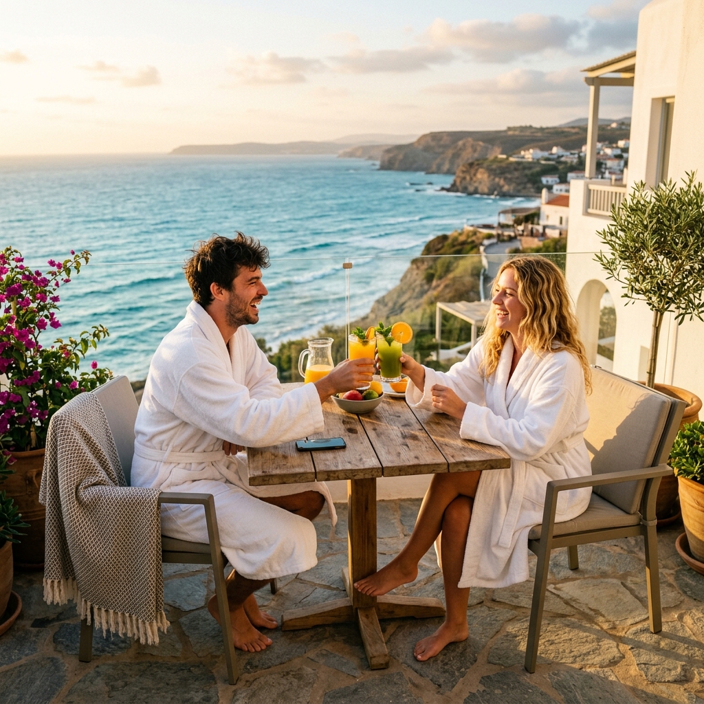 Spa lounge couple treatment