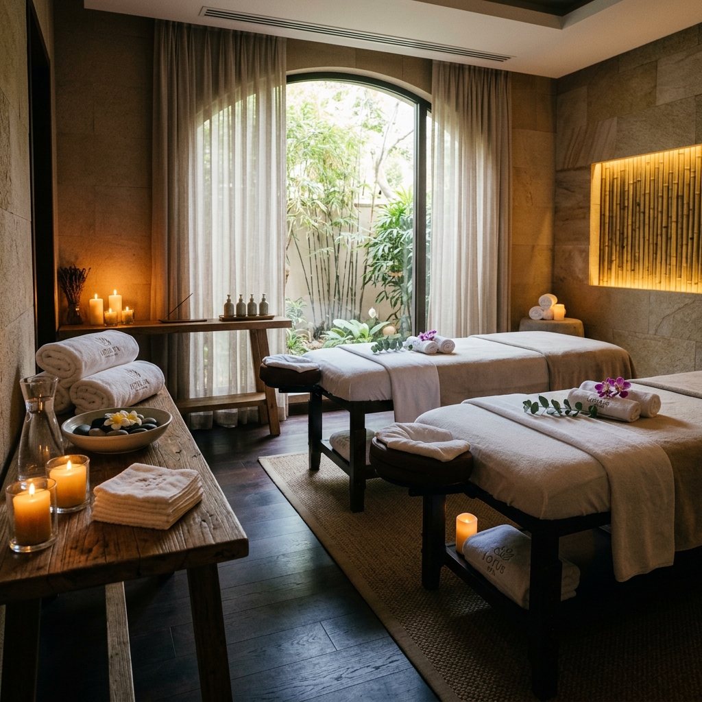 Spa bath lounge